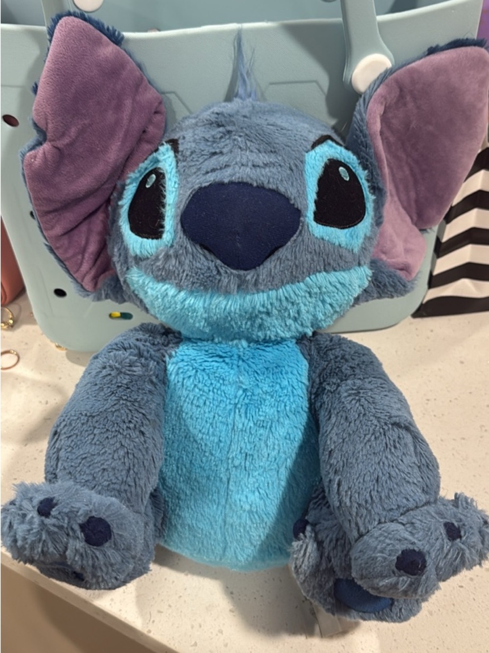 Disney Blue and Purple Stitch Plush Stuffed Animal